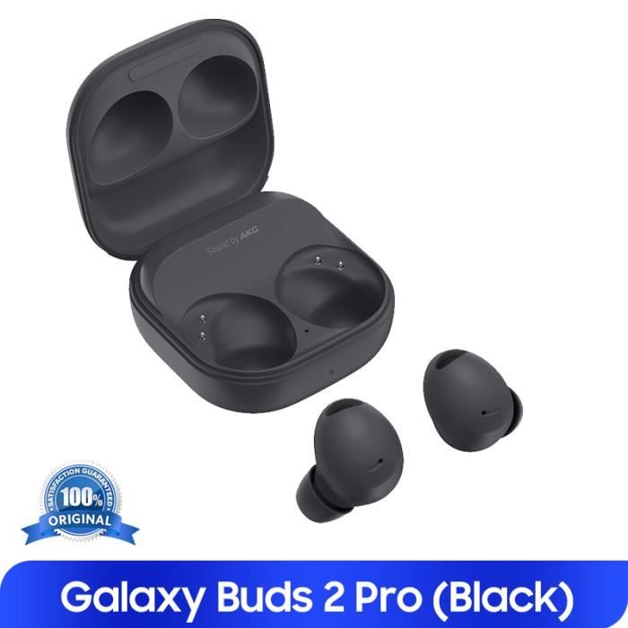 Noir-Samsung-Écouteurs Bluetooth Buds 2 Pro TWS, Téléphone actif, Ensembles de sauna, HIFI, Original, Galaxy