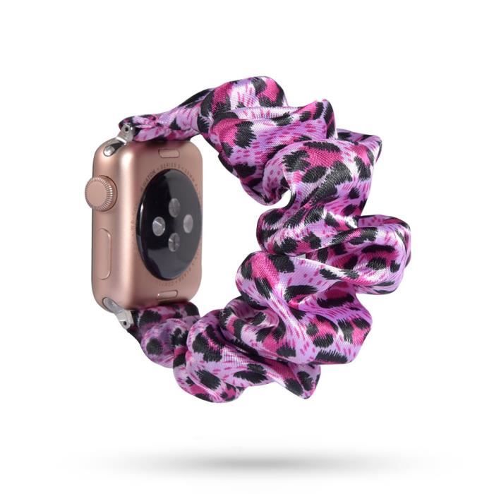 Bracelet Pour Montre Connectée en Tissu Impression Montre Connectée Pour Apple Watch Series 6 Se 5 4 40Mm -3 2 1 38Mm -Style K