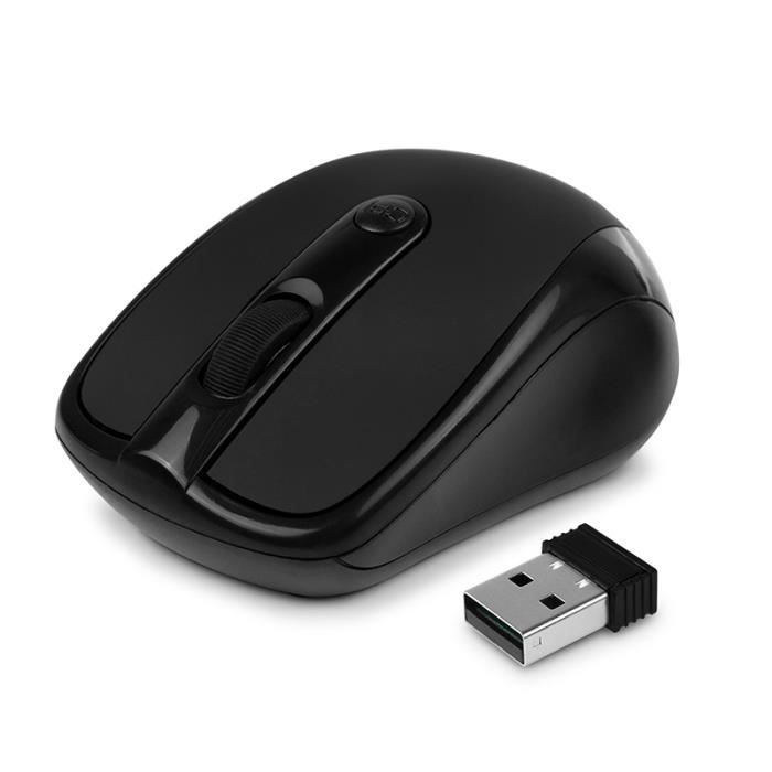 Souris Sans Fil Bluetooth Alogy – Noir, Pour Ordinateur Portable, Garantie 1 An