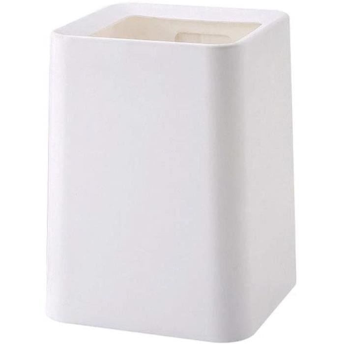 Poubelle,Poubelle en marbre noir et blanc pour chambre à coucher