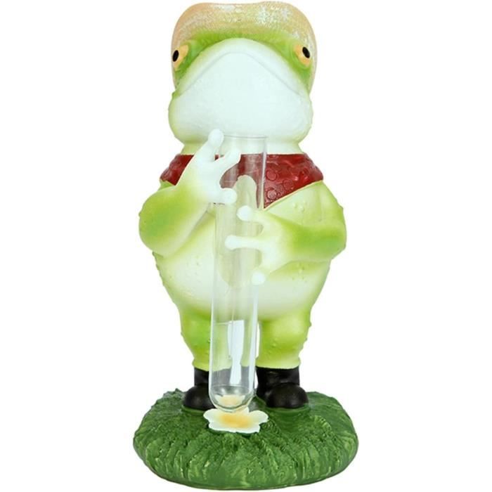Statuette Grenouille En Brocoli Avec Parapluie - Décoration Originale En Résine - Pour Jardin, Salon, Bureau - 6