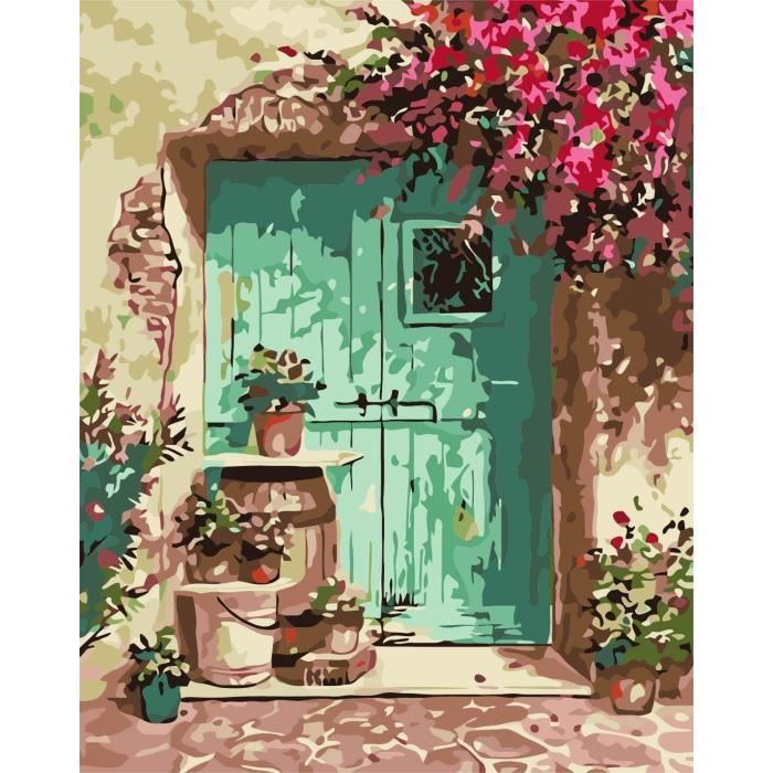 Peinture Par Numéros Animaux Toile Dessin Chat Chien Peint À La Main Kits Peintures Acryliques