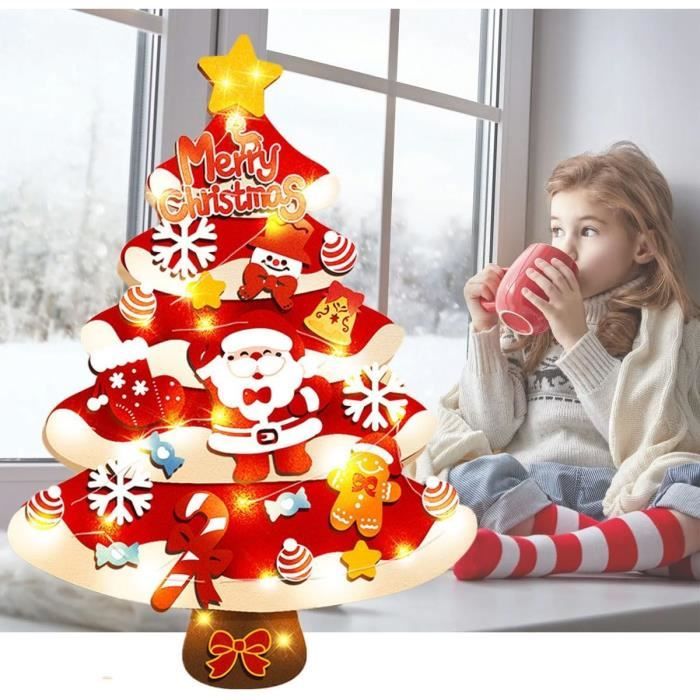 Diy Feutre Arbre De Noël ,Sapin De Noël En Feutrine Pour Enfant Avec