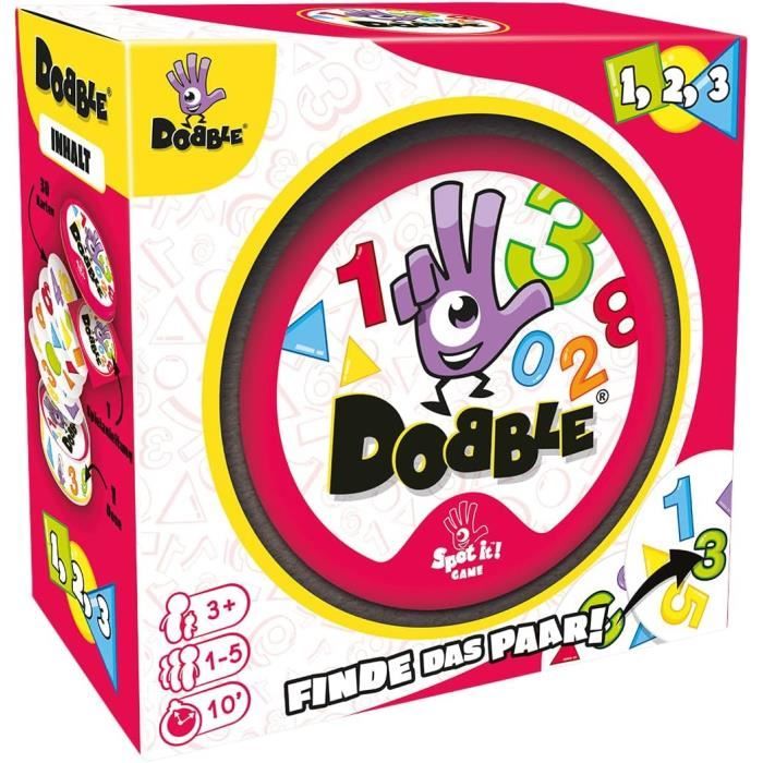 Jeu de cartes Dobble 1,2,3 pour enfants - Cdiscount Jeux - Jouets