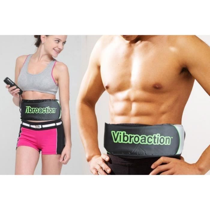 Ceinture Vibrante de Massage VIBRO Forme Ceinture Amincissante Electrique pour Abdominaux