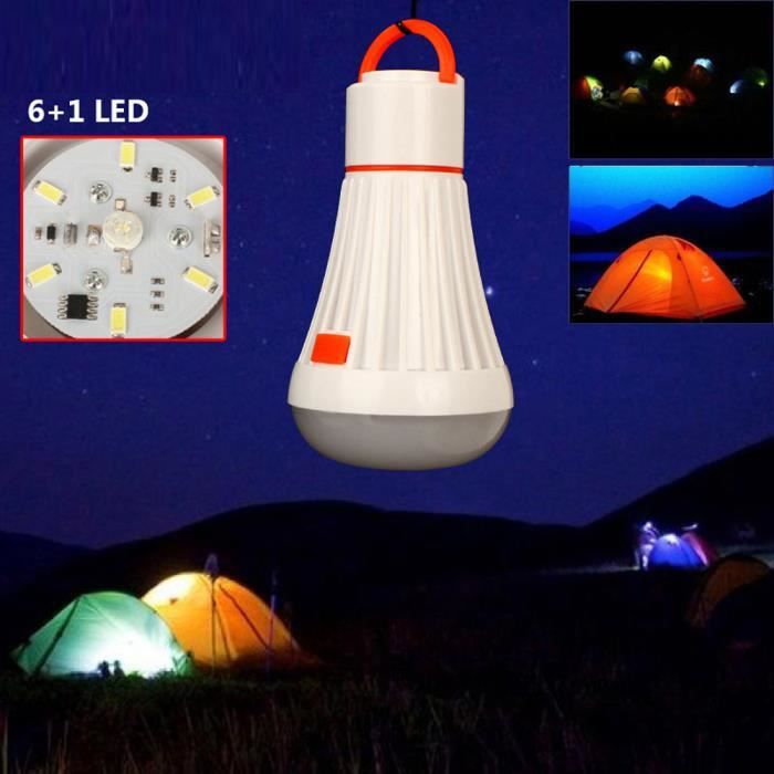 Sans Fil DEL Ampoule Portable Hanging 3 fonctions DEL lumière de camping