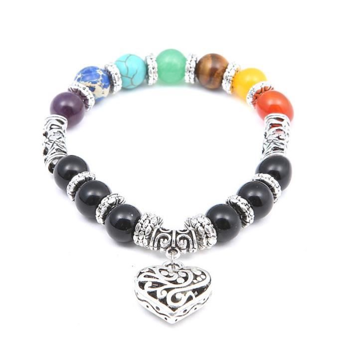 Bracelet Guerison Des 7 Chakras Coeur Multicolore Achat Vente Bracelet Gourmette Bracelet Guerison Des 7 Cd Bracelet Guerison Des 7 Chakras Coeur Multicolore Achat Vente Bracelet Gourmette Bracelet Guerison Des 7 Cd
