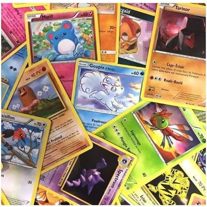 100 Cartes Françaises Brillantes - Jeu De Cartes Standard, Non Officiel - Pour Jeux En Famille, Enfants
