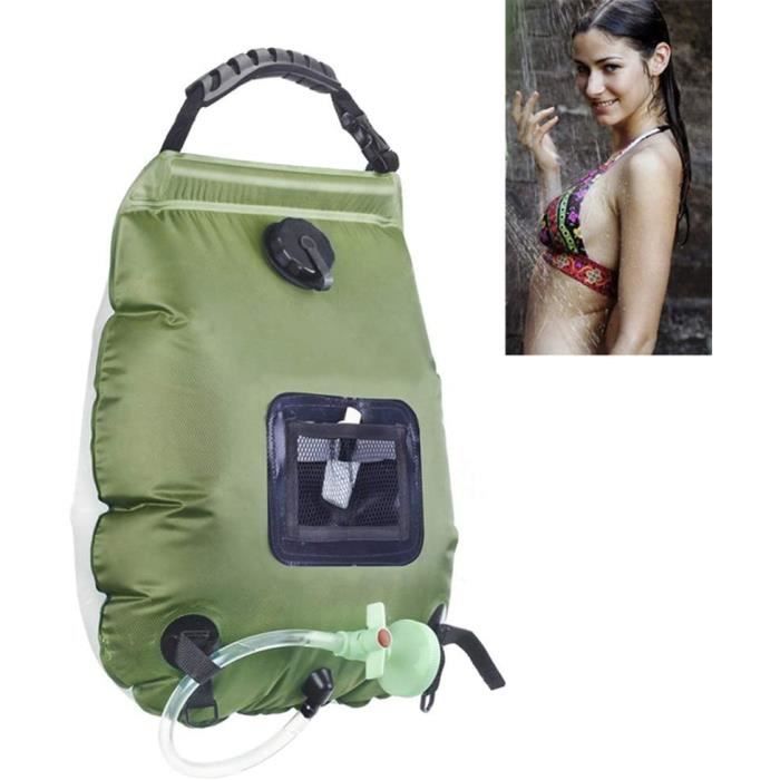 Solaire Douche Sac 20L MFH de Luxe Portable Touriste Eau Sac Extérieur