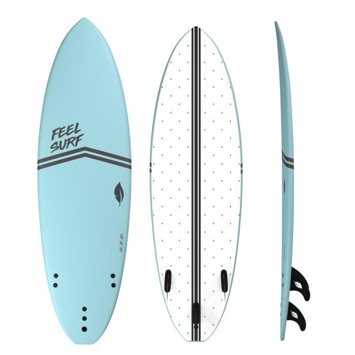 Planche de surf en mousse 6' FEEL SURF - 6’ x 21’ x 2’’ 3-4 - 40,8L