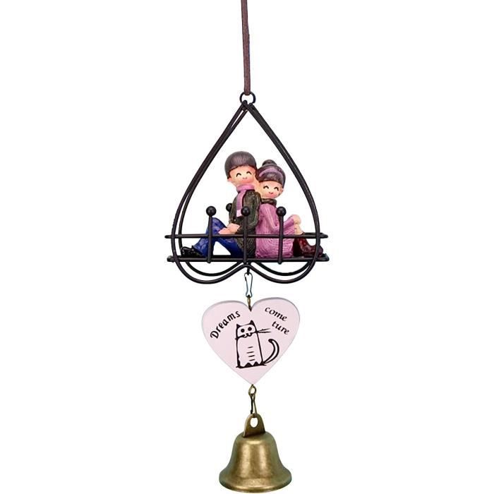 Carillon Éolien Aureole 71cm - 6 Tubes Aluminium - Son Zen Pour Jardin Ou Terrasse - Cadeau Décoration Extérieur