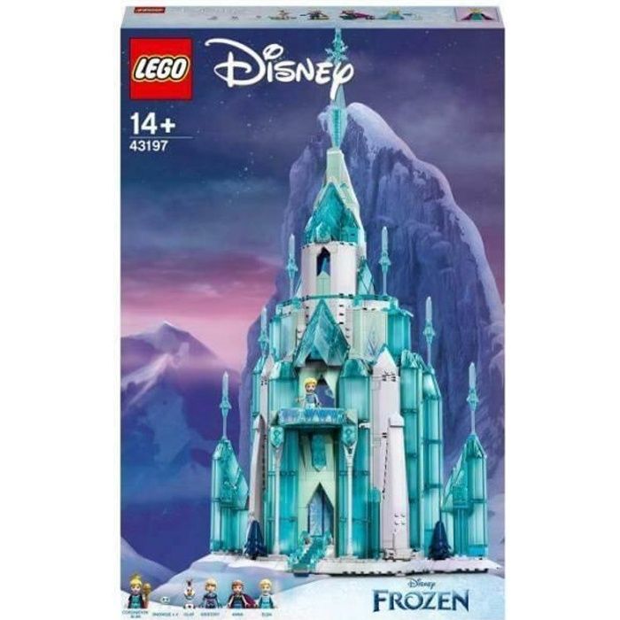 LEGO® Disney - La Reine des Neiges - Le château de glace - 43197 - Cdiscount  Jeux - Jouets