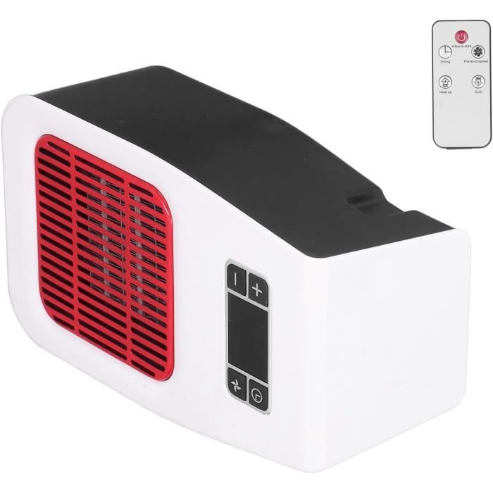 Chauffage Électrique, Batterie 900W Mini Radiateur Électrique 170Mah Avec Pour Le
