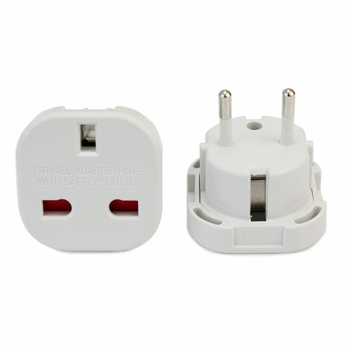 Adaptateur Secteur Prise FR France BE EU vers Anglaise UK - Accessoire pour  téléphone mobile - Achat & prix