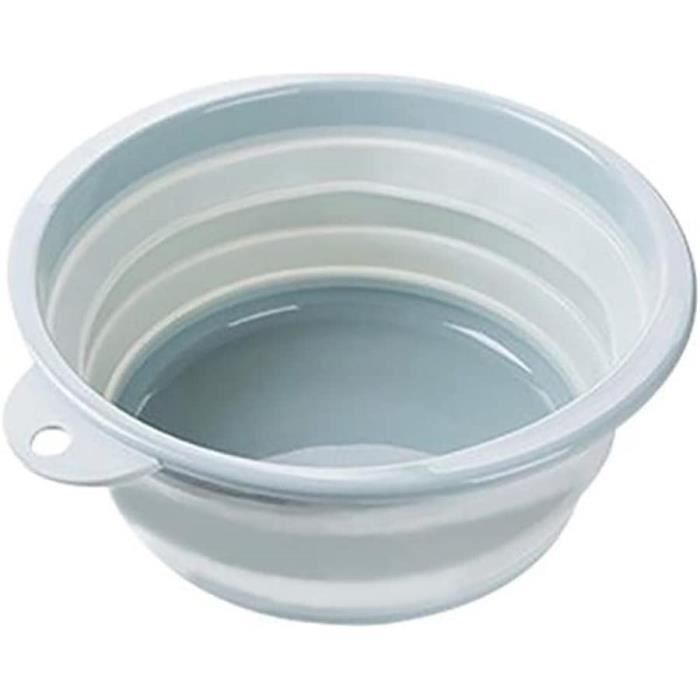 Bassine Pliable VFM – Noir, Compact, Durable, Pour Camping, Pêche, Extérieur, Gain De Place, Sommet Extérieur