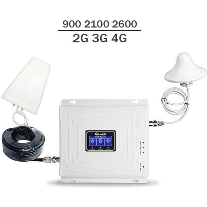 Generic Répéteur Amplificateur GSM 2G/3G/4G/LTE/DCS/WCDMA/ 850/900/1800  Mhz, Réseau De Téléphonie Mobile - Prix pas cher