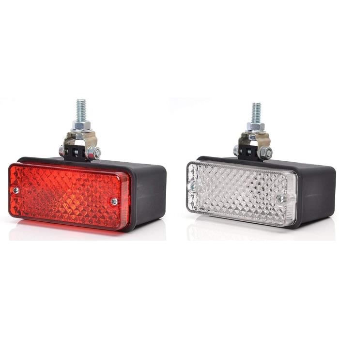 Rouge Arrière Brouillard Lampe 12 V 24 V UNIVERSEL Pick Up Nouvelles Lampes De Récupération Camion Tracteur Remorque Caravane Camper Bus Camping-car