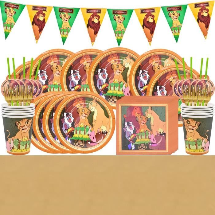 Kit Décoration Fête Casino - 61 Pièces : Assiettes, Gobelets, Serviettes, Nappe à Thème Poker Pour Anniversaire