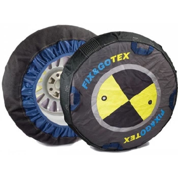 Chaussettes Neige SIEPA FIX & GO TEX G - Taille 225/40-18 - Pour Véhicules Non Chainables - Antidérapantes