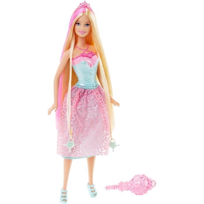 Barbie Princesse Chevelure Magique Blond DKB60 - Cdiscount Jeux