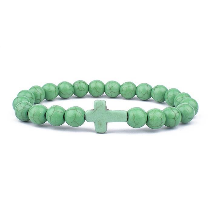 Bracelet Perles Pierre De Lave, Onyx Et Hématite - Sur Mesure Homme/femme, Neuf Sans Emballage