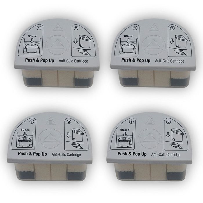 Cartouches anti calcaire BEKO GRUNDIG QUIGG Lot de 4 Compatible Centrale Vapeur Fer à Repasser