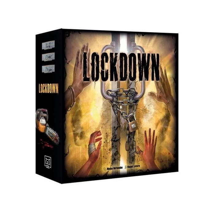 jeu de société - blackrock - lockdown - coloris unique - enfant - 30 min - jeu de plateau