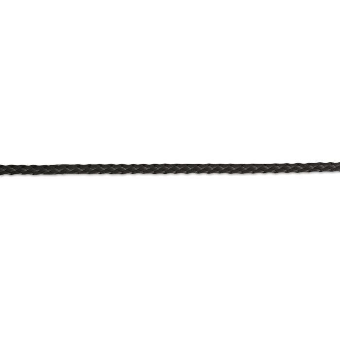 Corde De Plomb Tressée Mustang - Noire - 5/8" X 15 Pieds - Jamais Utilisée