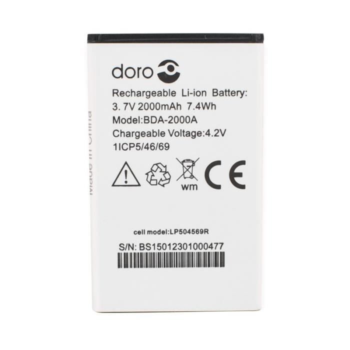 Batterie Doro 8031 Cdiscount Téléphonie