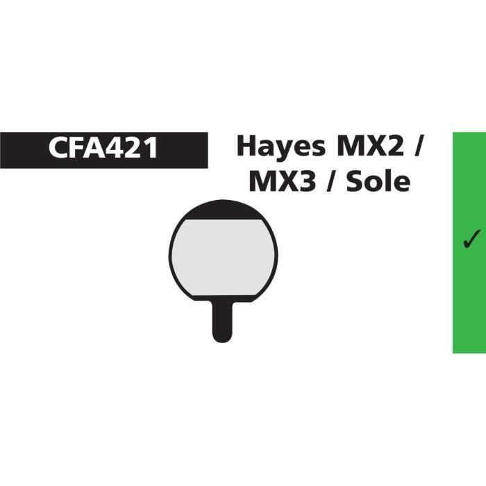 1 paire plaquettes de frein à disque compatibles avec Hayes