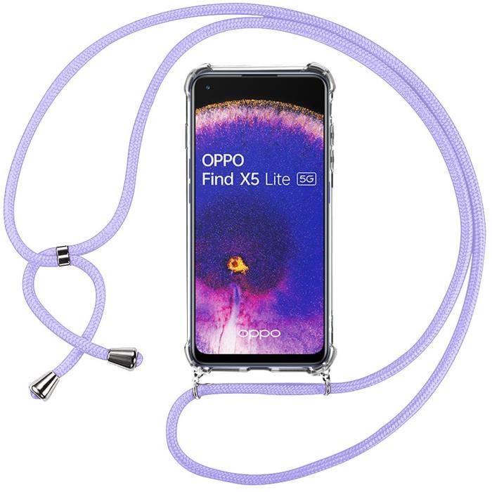 Wuzixi Cover per Oppo Find X5 Lite,Supporto Girevole a 360 °,Morbido Silicone TPU,Ultra Sottile Antiurto,Custodia per Oppo Find X5 Lite.Nero+Rosso