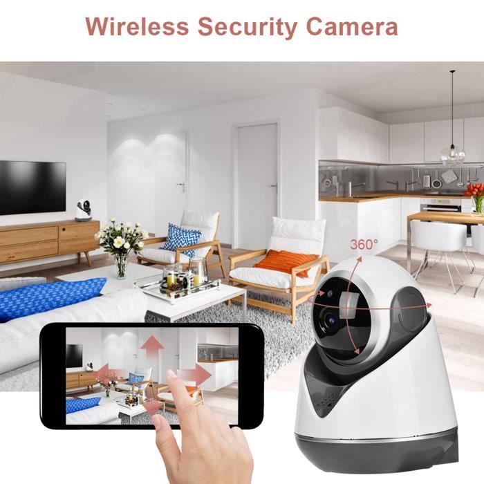 Caméra De Surveillance Sans Fil Pour Maison - Vision Nocturne, Prise UE, Neuve
