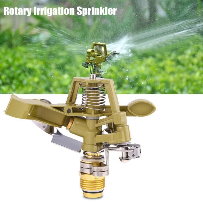 Ysister Arroseur Oscillante Rotatif Mambo Comfort - Arroseur Carré Jardin Pelouse Réglable 3 Modes