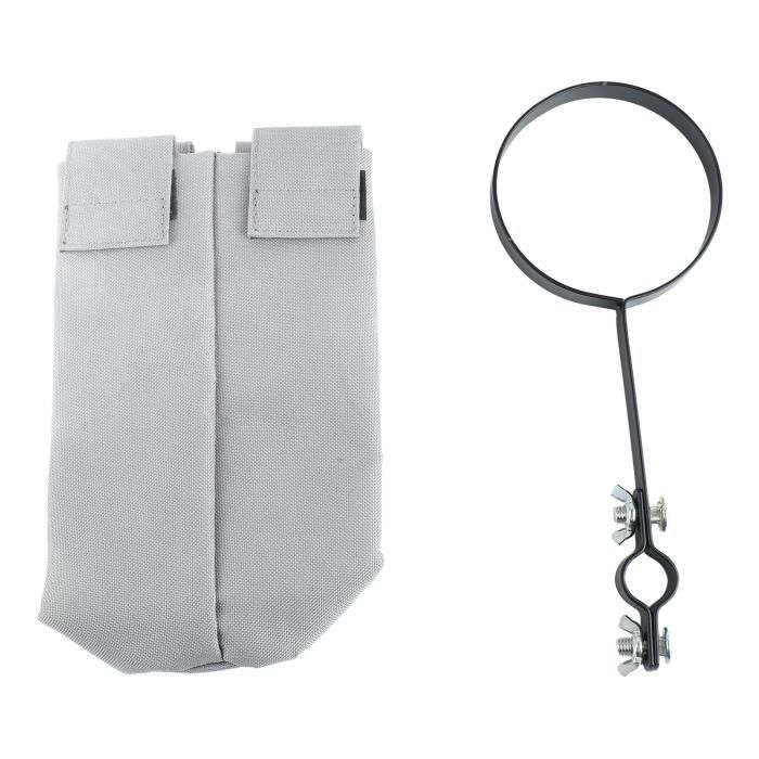 Sac à Baguettes De Batterie Damero - Nylon 600D, Grande Capacité (10-15 Paires), Bandoulière Réglable, Poches Multiples, Dimensions 25.4x8.7x46.2 Cm