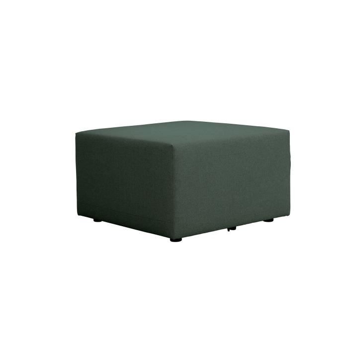 pinot – pouf pour canapé modulable en tissu, made in france - vert