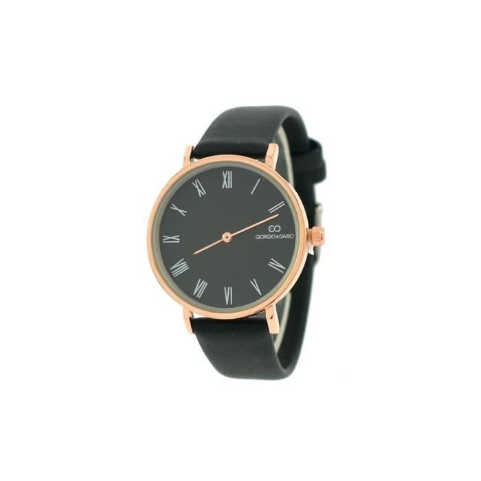 Giorgio Dario Montre pour femme Chiffre romain Couleur