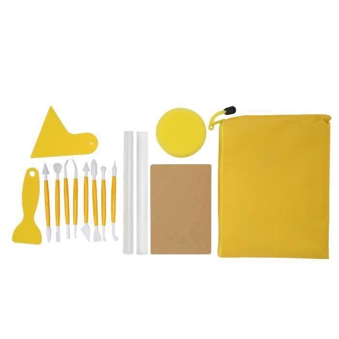 Kit 35 Outils Modelage Argile - Lames, Rouleaux Et Emporte-pièces Pour Céramique