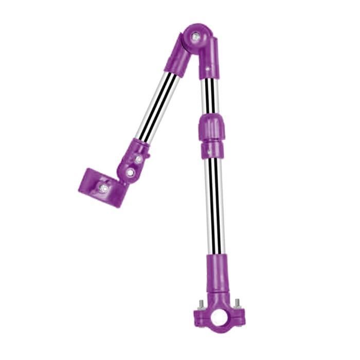 Alomejor Porte-Parapluie Rétractable En Acier Inoxydable Réglable Vélo Support De Cadre De Parapluie Rétractable Pour Fauteuils Roulants De Vélo Poussette Bébé