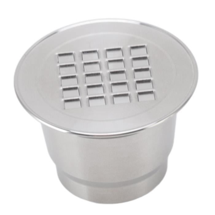 Progrès-Capsule De Café Réutilisable Rechargeable D'acier Inoxydable Compatible Pour La Machine