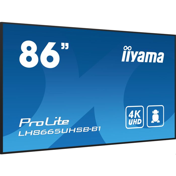 Iiyama 86IN LCD 3840X2160 8MS - vue 3