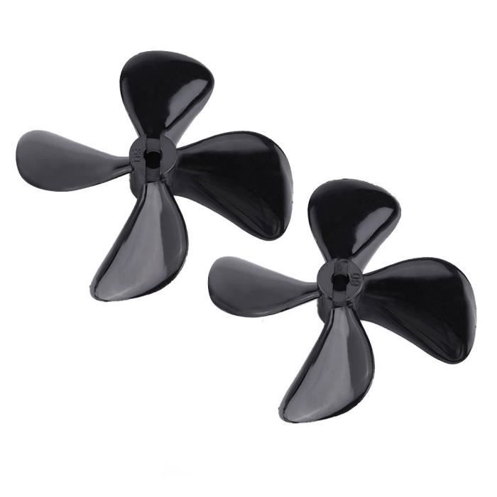 2 Hélices De Bateau RC Tbest - 4 Lames 60mm - Pour Modèles RC - CW/CCW - Immersion Complète