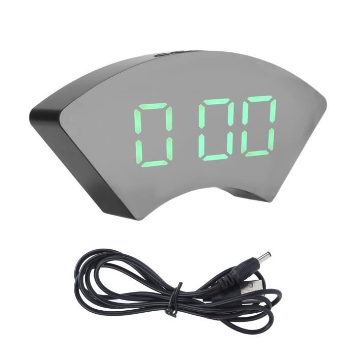 Réveil Dinosaure 3D Lumineux - Horloge LED Multicolore Pour Chambre D'Enfants Avec Fonction Nuit
