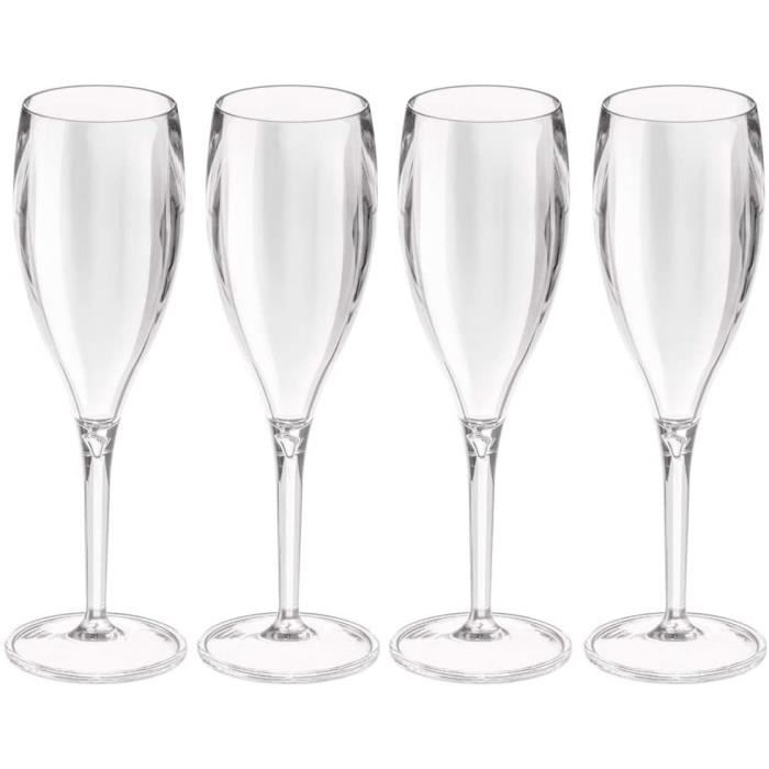 Verre Flûte à Champagne "Vénus" Incassable En Ecozen - 17 Cl : Flûtes à