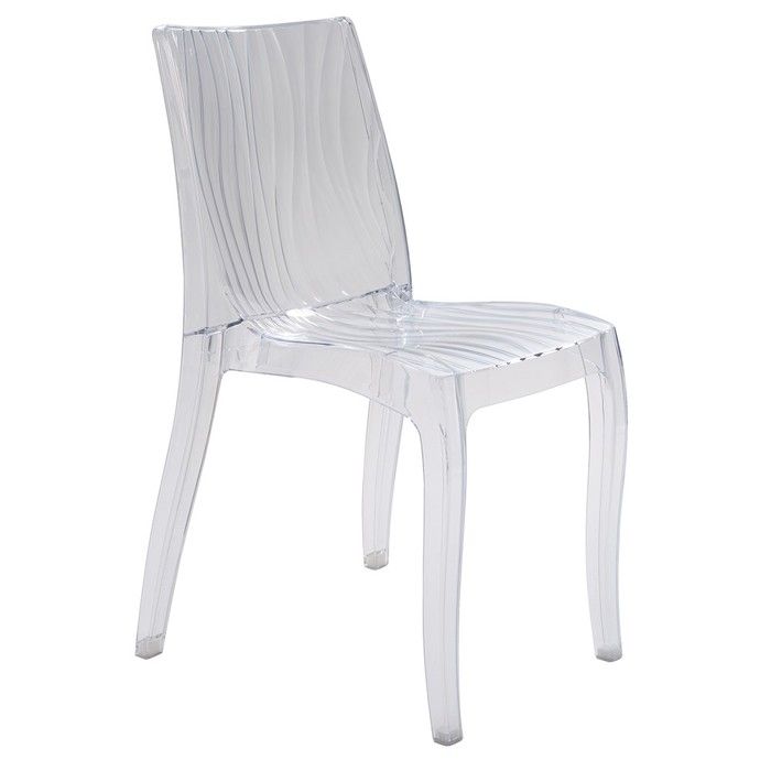 Chaise DUNE empilable / Transparent Chaise DUNE empilable / Transparent
