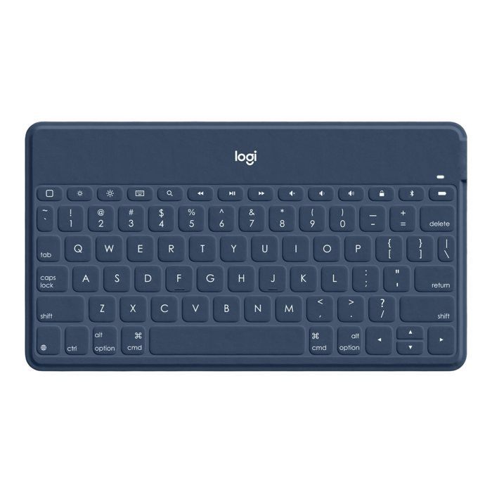 Clavier sans fil - LOGITECH - KEYS-TO-GO CLASSIC BLUE - Garantie 2 ans - Bleu - Sans fil