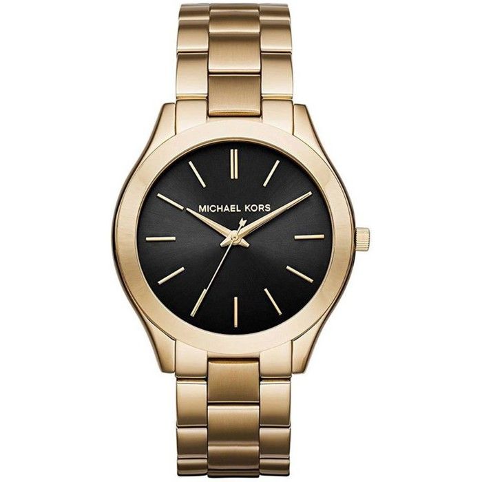 Michael kors black face womens watch sales