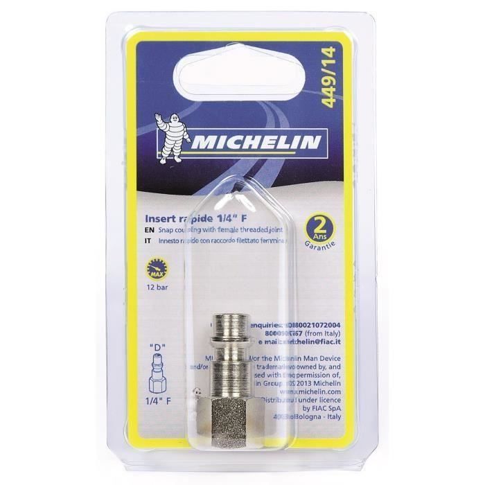 MICHELIN Insert Rapide 1/4 F Blister Cdiscount Auto