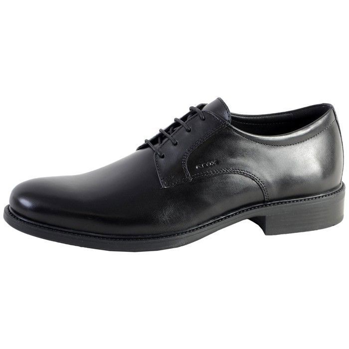 Mocassin Geox U Carnaby D -Smo.Lea - Homme - Noir - Cuir - Confort exceptionnel