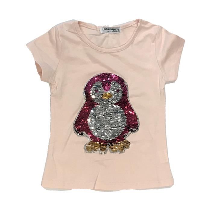 Manifesteren analogie Zichtbaar T-shirt pingouin rose sequin réversible fille Rose - Cdiscount Prêt-à-Porter