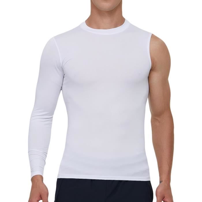 T-shirt de compression Nike JR Pro pour enfant - Blanc Blanc